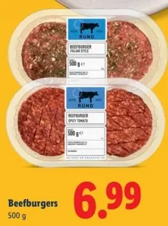 Aanbieding: Beefburgers