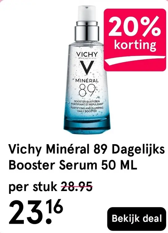 Aanbieding: Minéral 89 Dagelijks Booster Serum 50 ML
