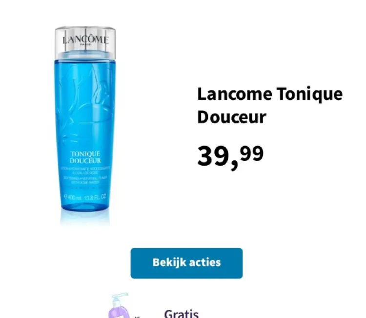 Promotie: Tonique Douceur