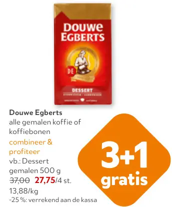 Promotie: Gemalen koffie of koffiebonen