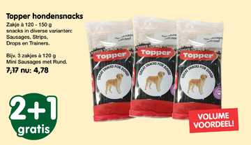 Aanbieding: Topper hondensnacks