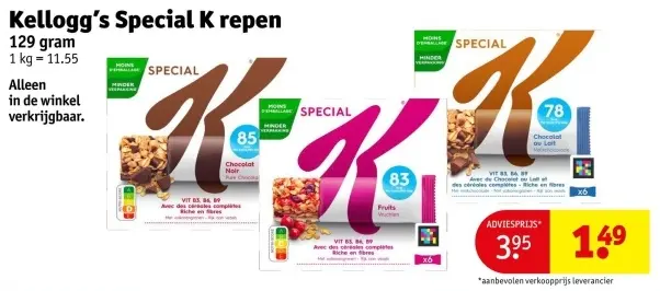Promotie: Special K repen