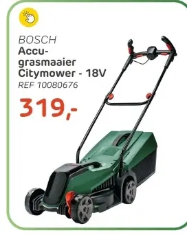 Promotie: Accu-grasmaaier Citymower - 18V