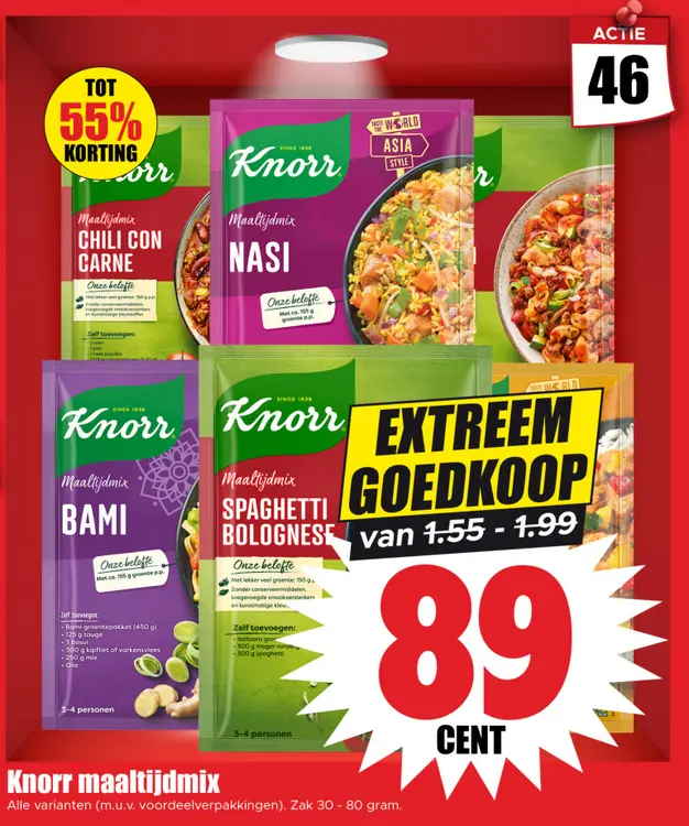 Aanbieding: Maaltijdmix
