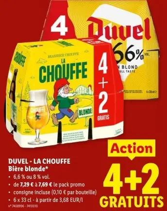 Offre: Bière blonde