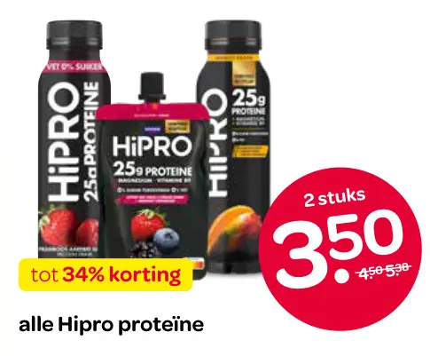 Aanbieding: Alle HiPRO proteïne