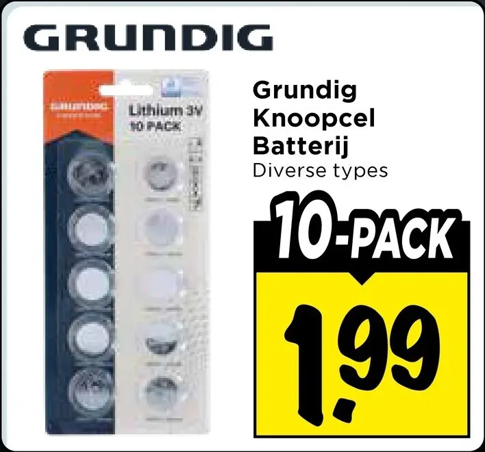 Aanbieding: Knoopcel Batterij