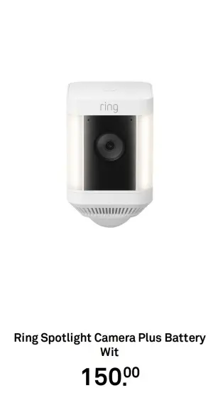 Aanbieding: Spotlight Camera Plus Battery Wit