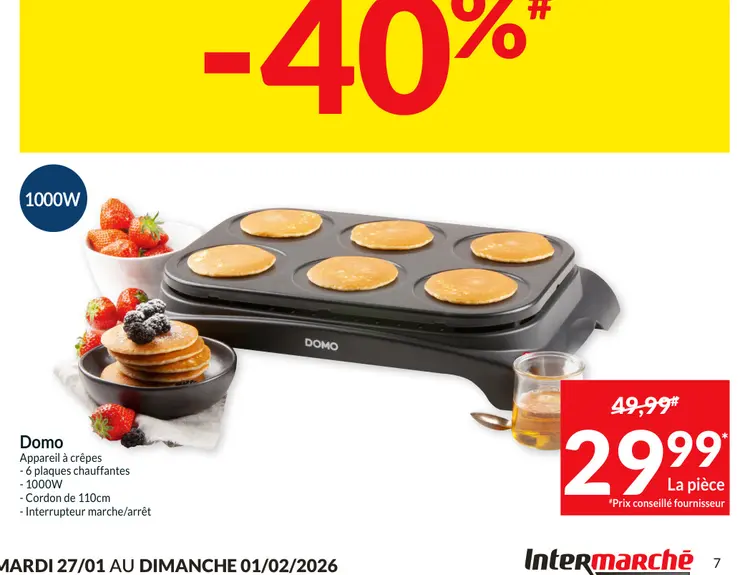 Offre: Appareil à crêpes