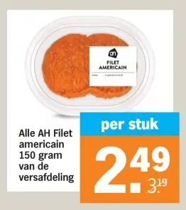 Aanbieding: Filet americain van de versafdeling