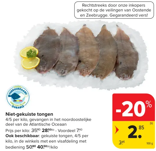 Promotie: Niet-gekuiste tongen