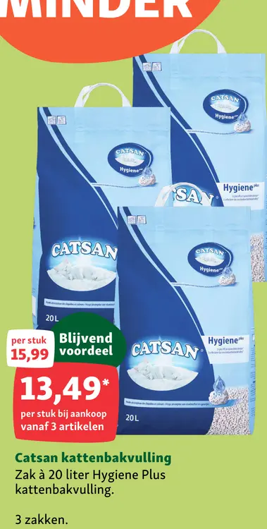 Aanbieding: Catsan kattenbakvulling