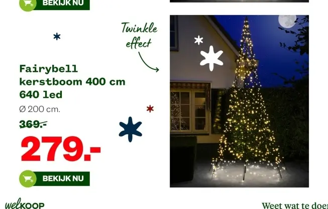 Aanbieding: kunstkerstboom Meran