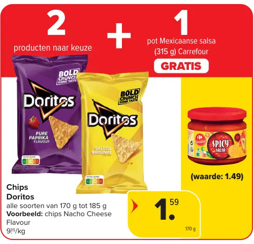 Aanbieding: Chips Doritos