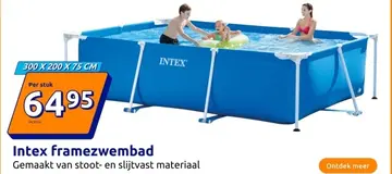 Aanbieding: Intex framezwembad