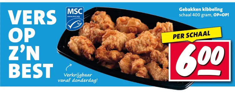 Aanbieding: Gebakken kibbeling