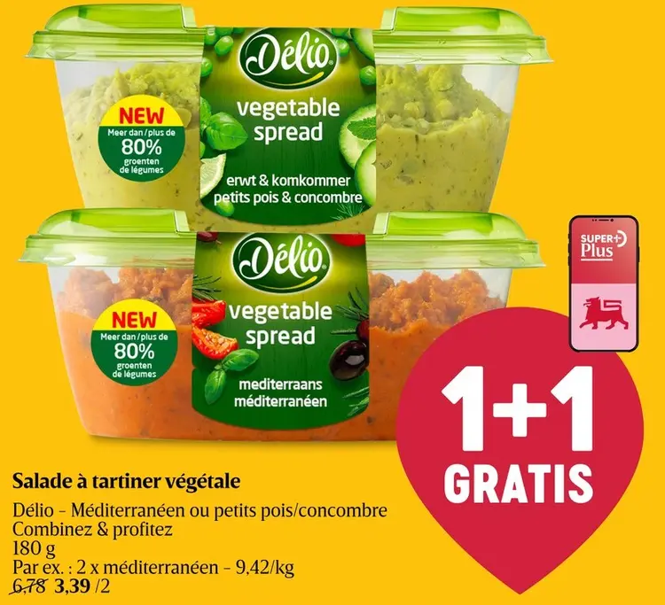 Offre: Salade à tartiner végétale