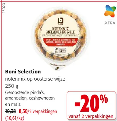 Promotie: Notenmix op oosterse wijze