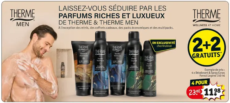 Offre: Gamme de soins corporels