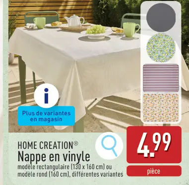 Offre: Nappe en vinyle
