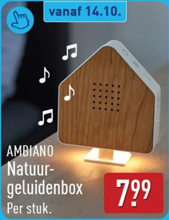 Aanbieding: Natuur-geluidenbox
