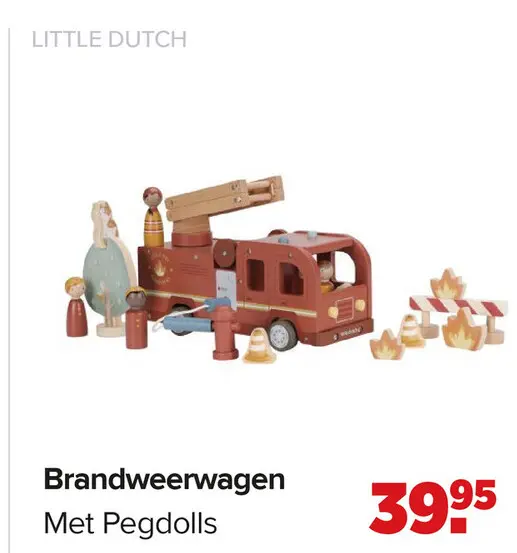 Aanbieding: Brandweerwagen Met Pegdolls