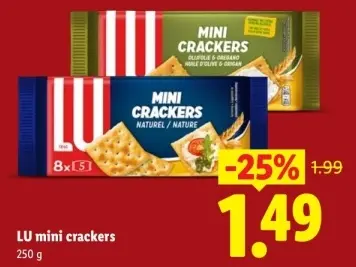 Aanbieding: Mini crackers
