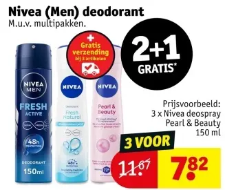 Aanbieding: Nivea (Men) deodorant