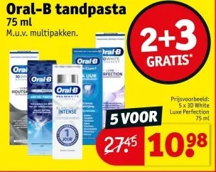 Promotie: tandpasta