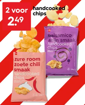 Aanbieding: handcooked chips