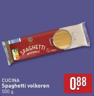 Aanbieding: CUCINA Spaghetti volkoren