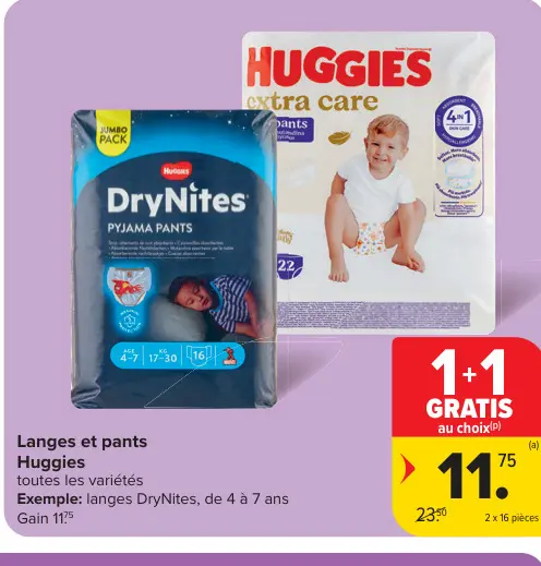 Offre: Langes et pants