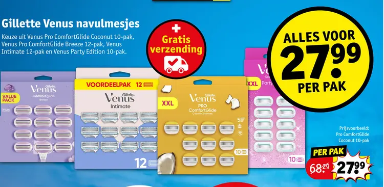 Promotie: Venus navulmesjes
