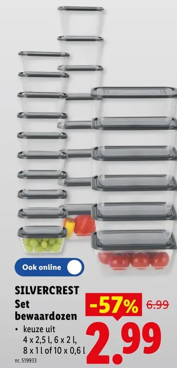 Promotie: Set bewaardozen