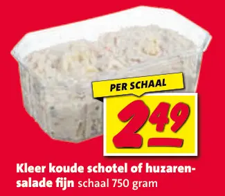 Aanbieding: Koude schotel of huzarensalade fijn