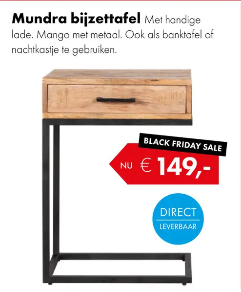Aanbieding: Mundra bijzettafel