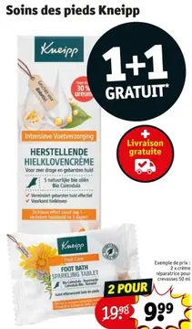 Offre: Soins des pieds Kneipp