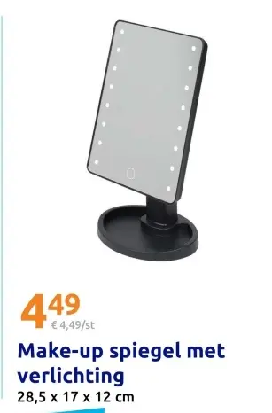 Aanbieding: Make-up spiegel met verlichting