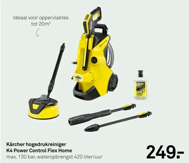 Aanbieding: Hogedrukreiniger K4 Power Control Flex Home