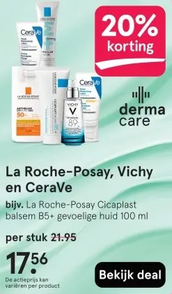 Aanbieding: La Roche-Posay, Vichy en CeraVe