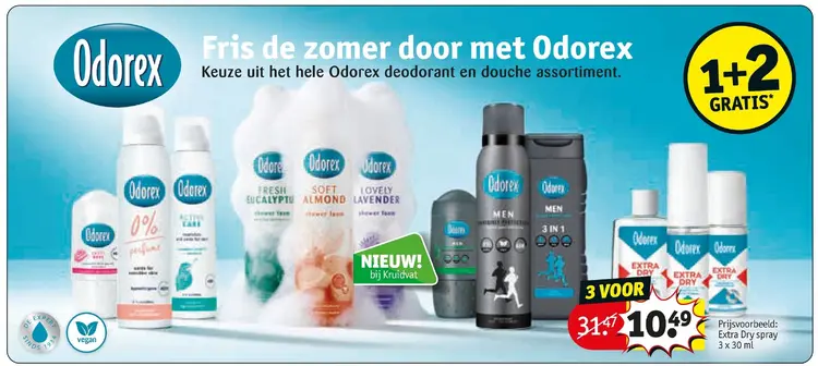Aanbieding: Deodorant en douche