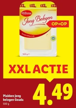 Aanbieding: Plakken jong belegen Gouda