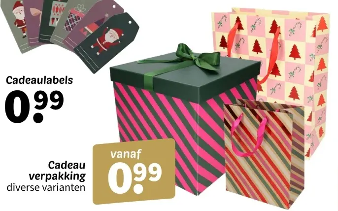 Promotie: Cadeau verpakking