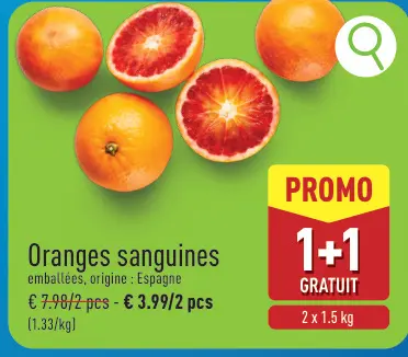 Offre: Oranges sanguines