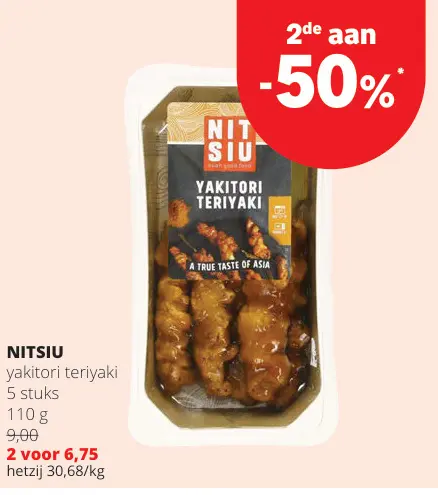 Promotie: Yakitori teriyaki