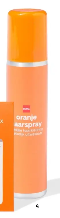 Aanbieding: Oranje Haarspray