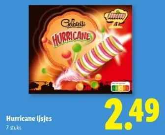 Aanbieding: Hurricane ijsjes