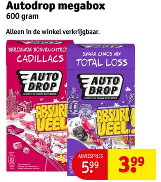 Aanbieding: Autodrop megabox