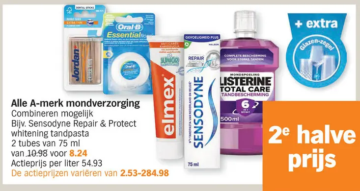 Aanbieding: Alle A-merk mondverzorging