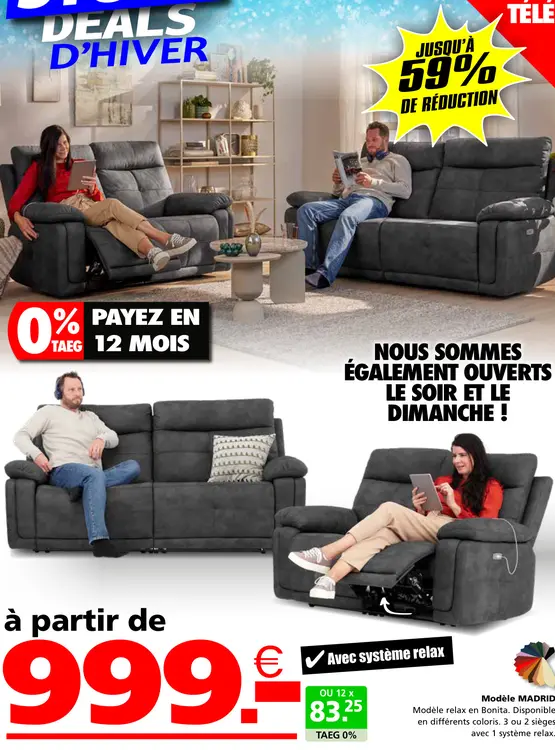 Offre: Modèle MADRID